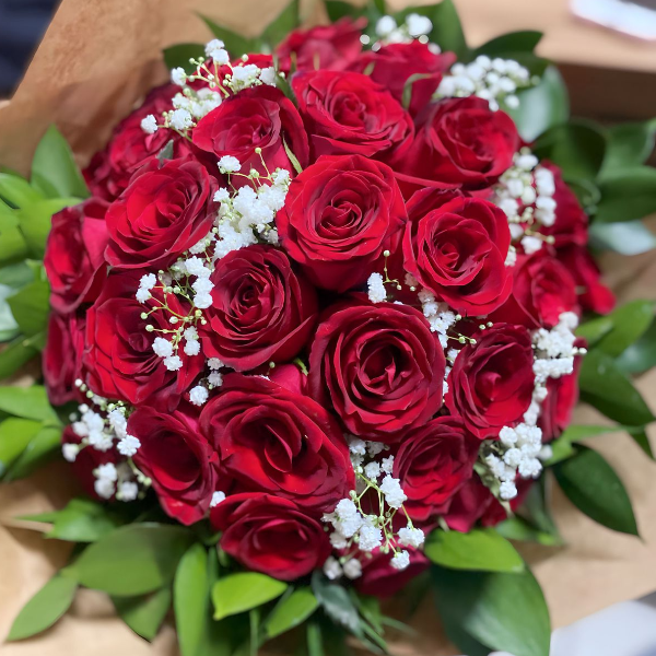 Buqu 30 Rosas Vermelhas