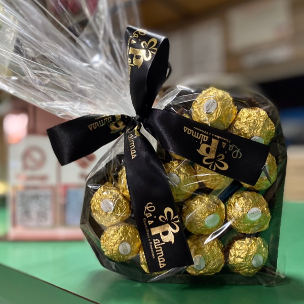 Cesta de Chocolate Ferrero Rocher no Cachep 
